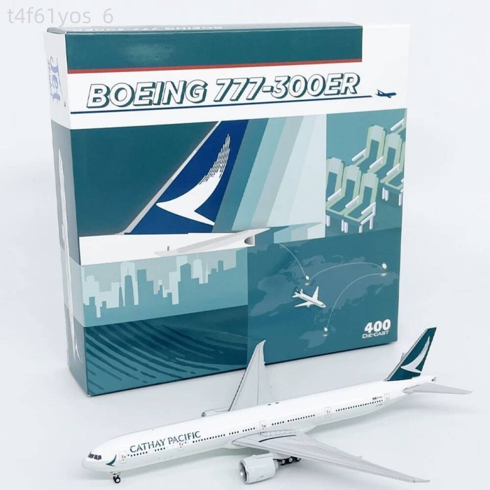 [Siêu Sale] Mô hình máy bay chở khách Boeing B777-300ER Cathay Pacific Jet 1:400 B-KQY, mô phỏng hợ