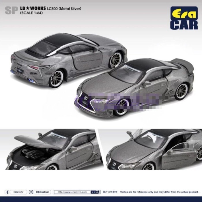 ERA 1 / 64 LEXUS LC500 LEXUS Xe an toàn LEXUS Hợp kim Model 3 Mở ra khỏi mẫu xe in