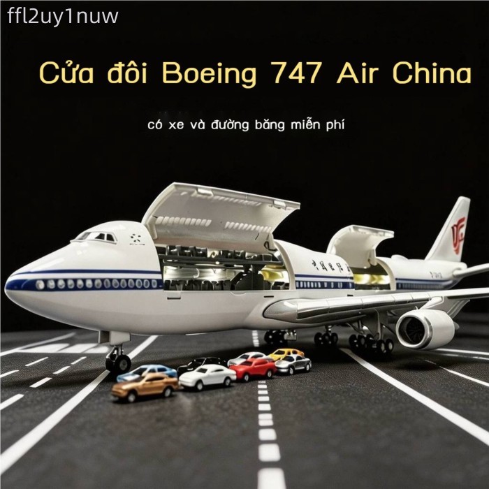 [VIP] Mô hình máy bay lớn nguyên bản Boeing B747 của hãng hàng không China International Airlines,