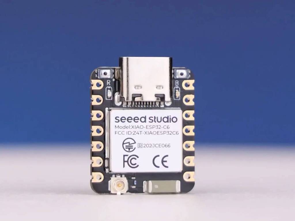 XIAO ESP32 C6 SuperMini bảng phát triển Wi-Fi6 BTLE5.0 Zigbee Chủ đề cho tự động hóa nhà thông minh 