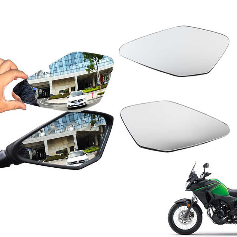 Thích hợp cho Kawasaki Ninja 400 Ninja 650 Z650 Ống kính chiếu hậu tầm nhìn trường lớn được sửa đổi 