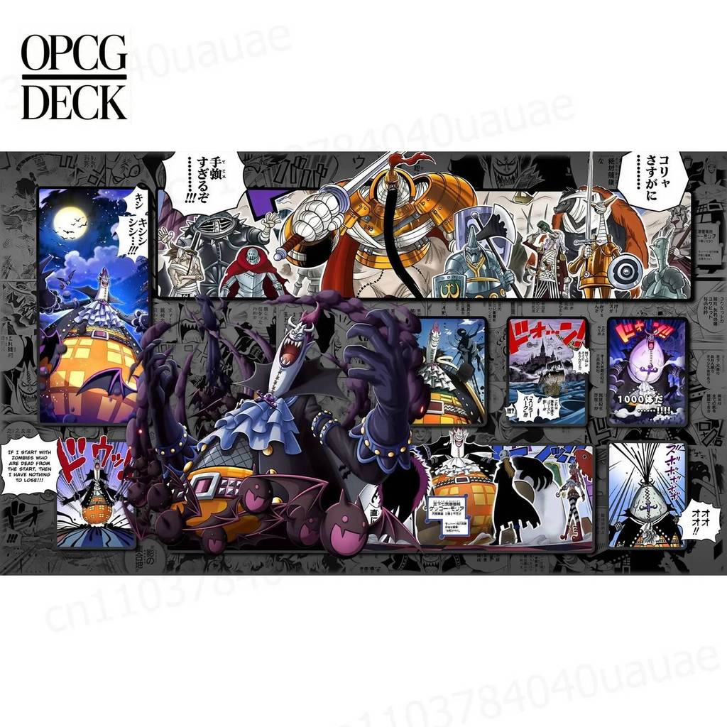 One Piece Opcg Playmat Card Game Gecko Moria Ryuma Absalom Perona Hogback Anime Playmat Thảm chơi bà