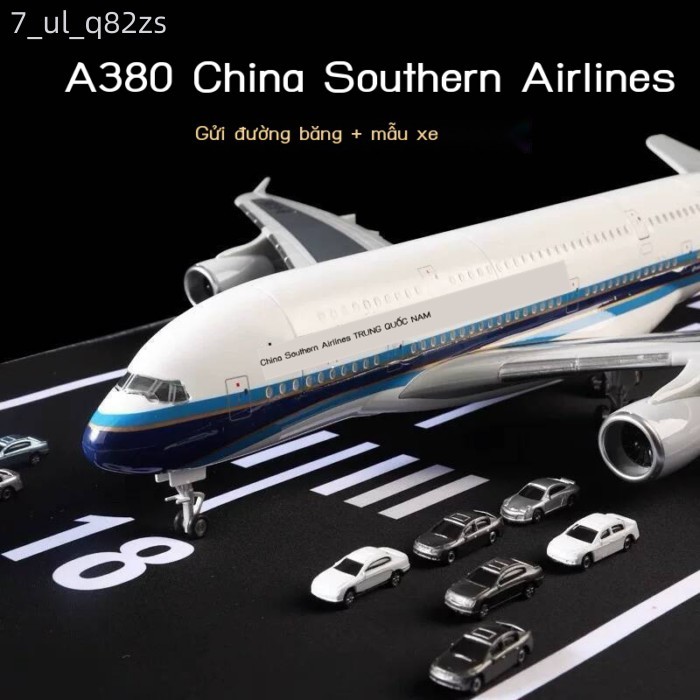 [GIÁ SỈ]  51cm Mô A380 Air, hình chở khách A380, quà lưu niệm mô phỏng máy bay Airbus của hãng hàng