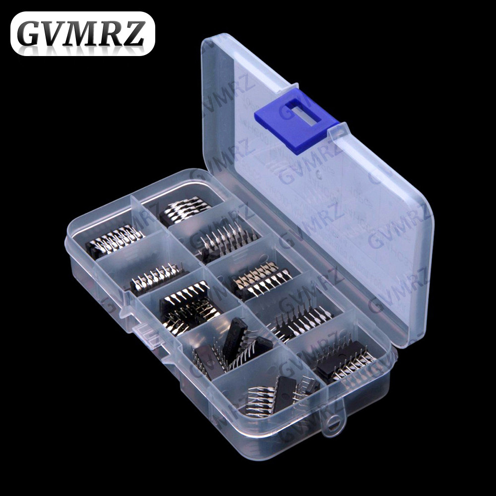 5Value 50 CÁI 74HC00 74HC02 74HC04 74HC08 74HC32 DIP-14 Mạch tích hợp DIP IC Bộ kết hợp 74HC08 74HC3