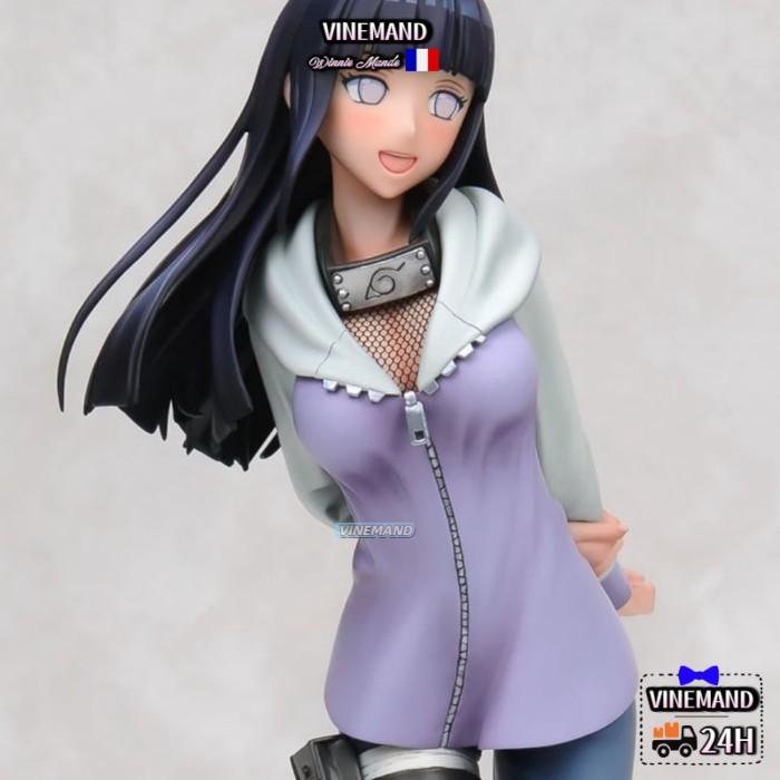 Kho Hà Nội🚚Naruto Hinata Hinata White Eyes Hinata Boxed Figure Model Ornament Gift Gift