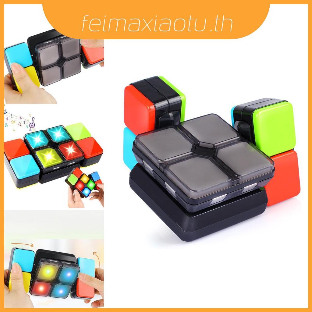 Âm nhạc Led Magic Cube Puzzle Flip Slide Nhiều người chơi Trò chơi điện tử Đồ chơi trẻ em
