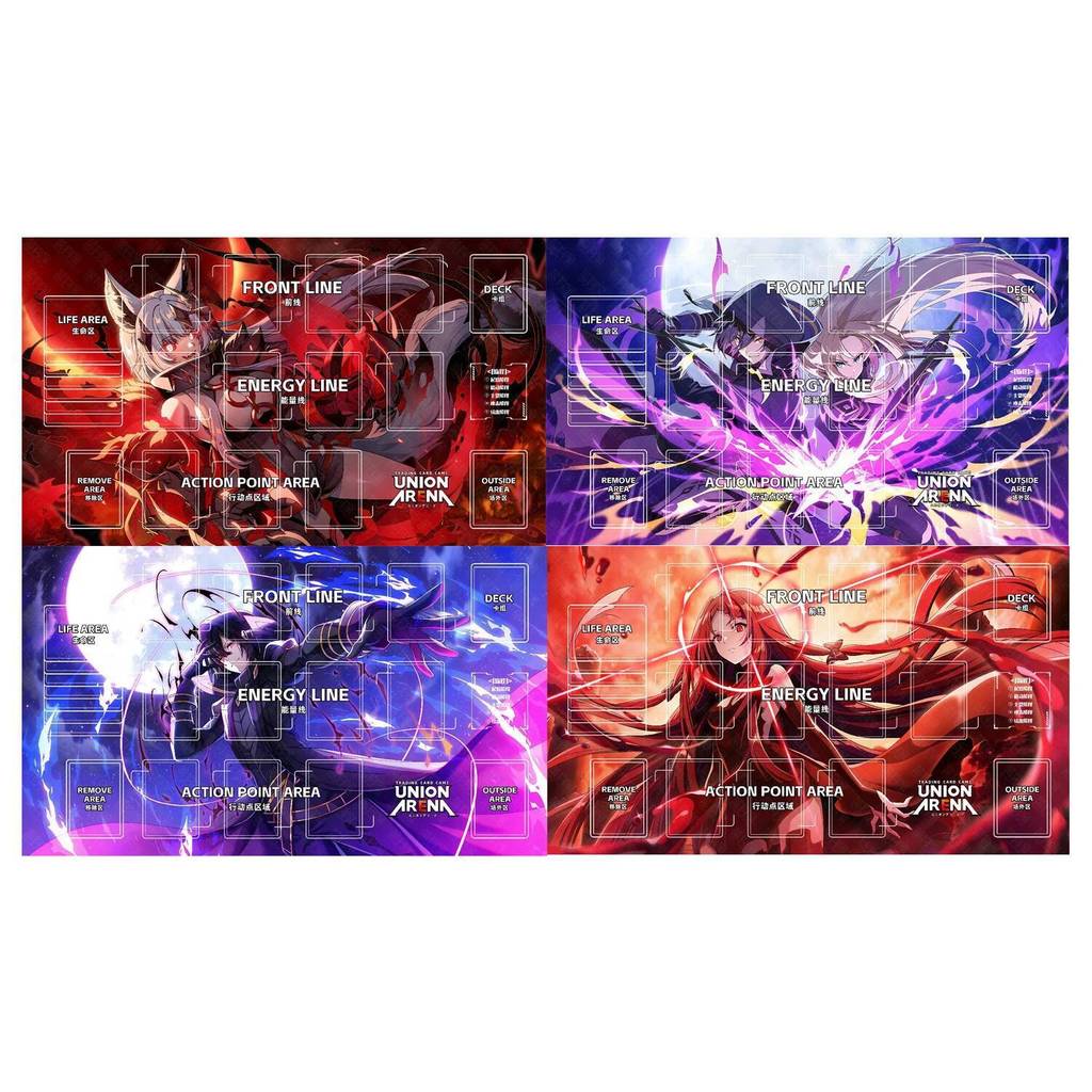 600X350X2Mm Diy Unionarenas Card Battle Mat Tcg Single Player Board Game Card Duel Plate Mousepad Ba