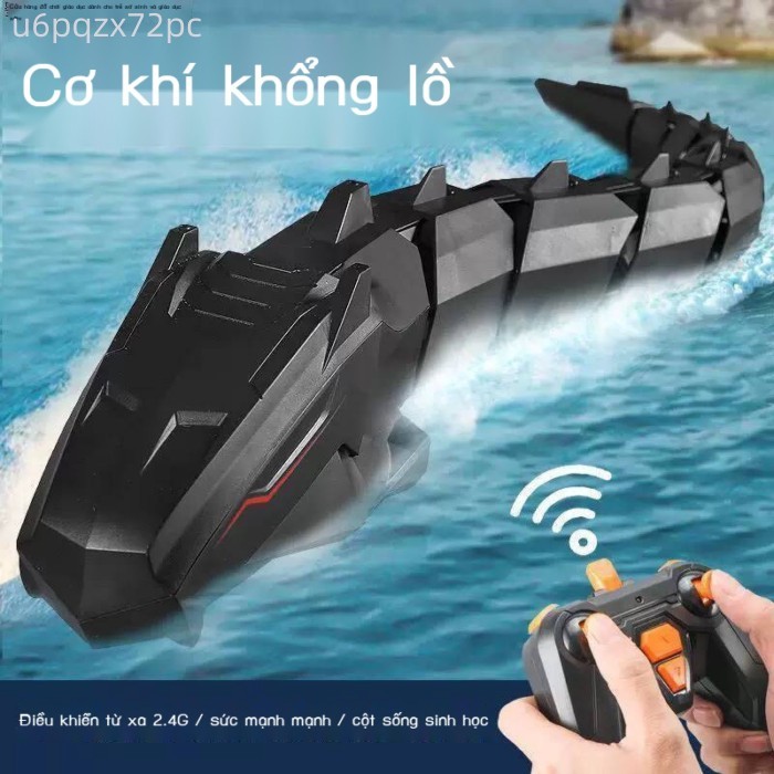 [HOT HIT] Rắn khổng lồ xa chạy bằng sạc lại, thể thả xuống nước, thuyền điều khiển từ xa, hình rắn