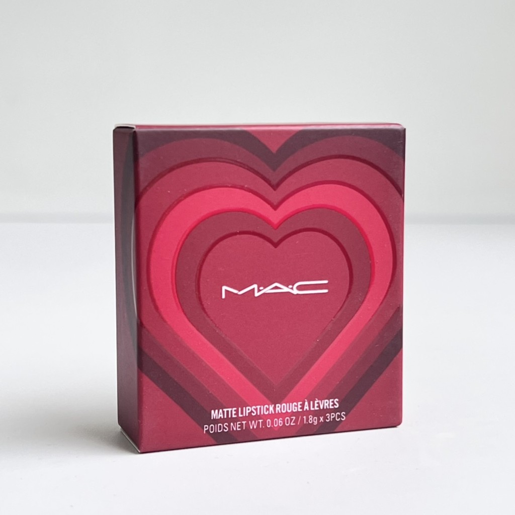 Bộ ba mảnh mẫu son môi thú cưng lớn 45 Mac phong cách nóng bỏngChứa 1,8g * 3.Màu sắc số 666 #, 683 #