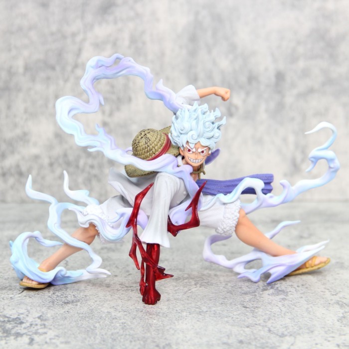 One Piece Nika Luffy Gear 5 Hình Thần Mặt Trời Khỉ D Luffy Tượng Anime Sưu Tập Trang Trí