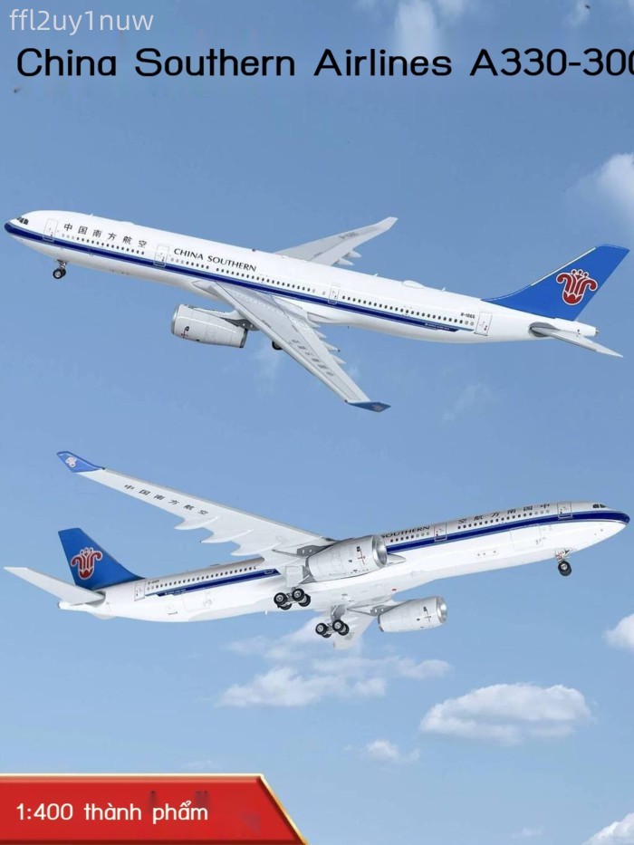 HOT- [ Ảnh thật ] Mô hình máy bay chở khách Airbus A330-300 của China Southern Airlines, tỷ lệ 1:40