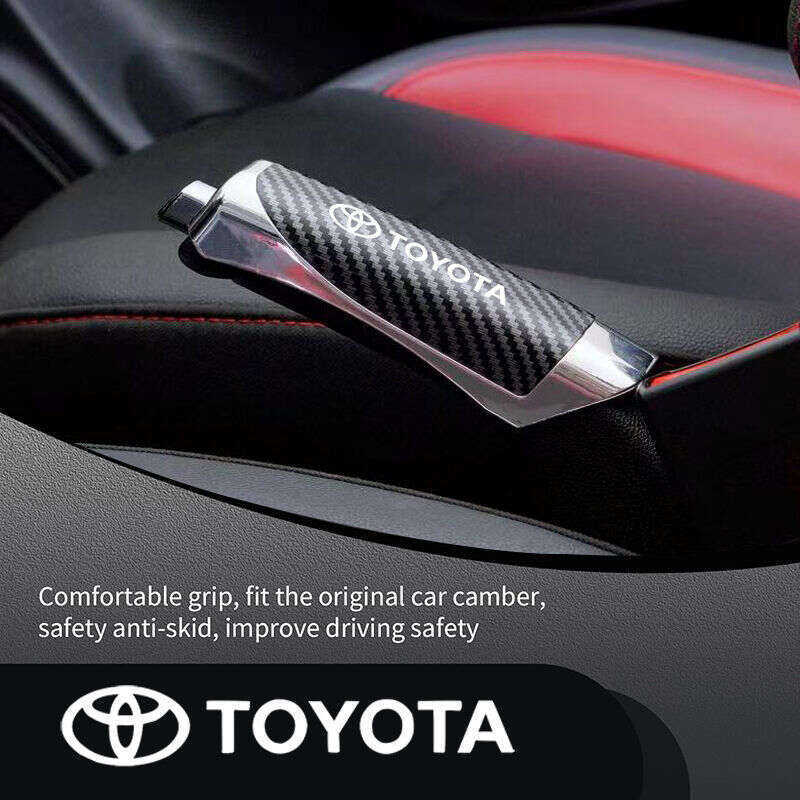 Dịch Chuyển Giày Bốt Phụ Kiện Bảo Vệ Tay Vỏ Sợi Carbon Nhựa Xe Phanh Tay Cầm Bảo Vệ Dành Cho Xe Toyo
