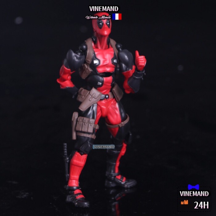 Kho Hà Nội🚚Deadpool Movable Face-changing Figure High-quality Gift Gift Figure Model