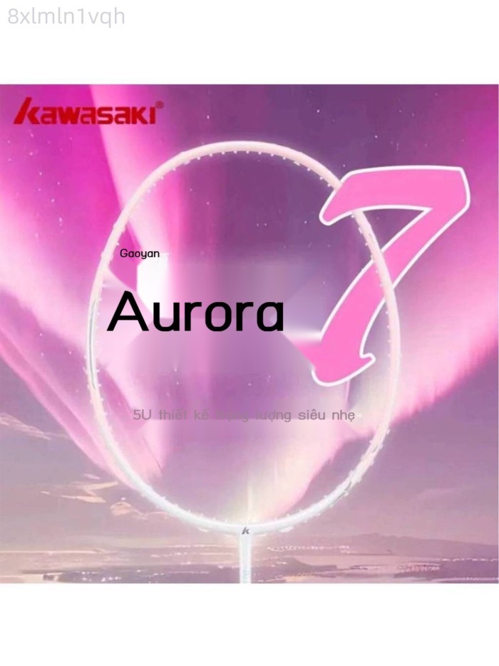 (HÀNG HOT) Vợt cầu lông Kawasaki Aurora 7 dành cho học sinh nam nữ, người mới bắt đầu, tập luyện tạ