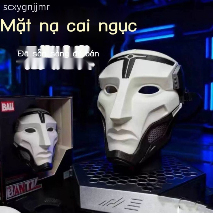 [Ảnh thật/Video] Mặt cai ngục Delta Force, đạo cụ cosplay, mặt nạ Gekroth Raven, bản sao game, có t