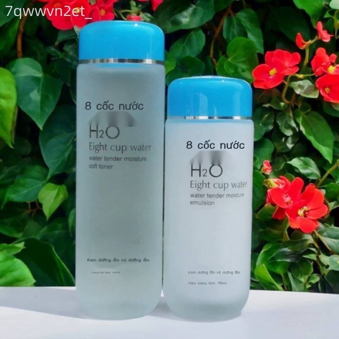 [Siêu Sale] Shidina Eight Cups of Water Bộ 8 cốc chăm sóc da mặt, da, nước ẩm, kem dưỡng ẩm 2