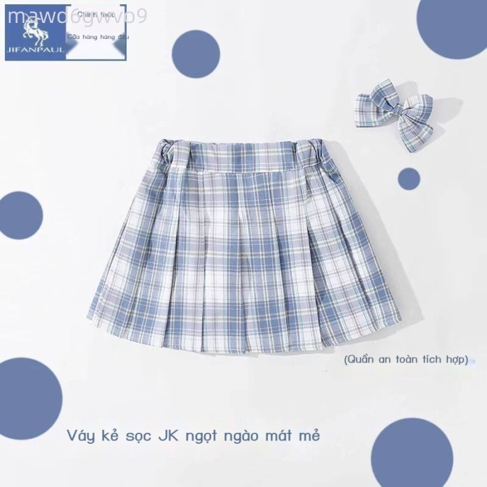 [SALE] Váy ngắn JK em, nữ sinh xuân thu, váy xếp ly phong cách học đường cho trẻ em cỡ trung bình v