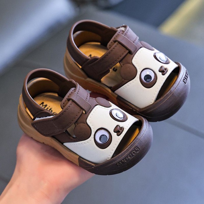Toddler Shoes New Toddler Baby Baotou Girls Sandals Anti-Slip Summer Baby Shoes Soft Sole Bre