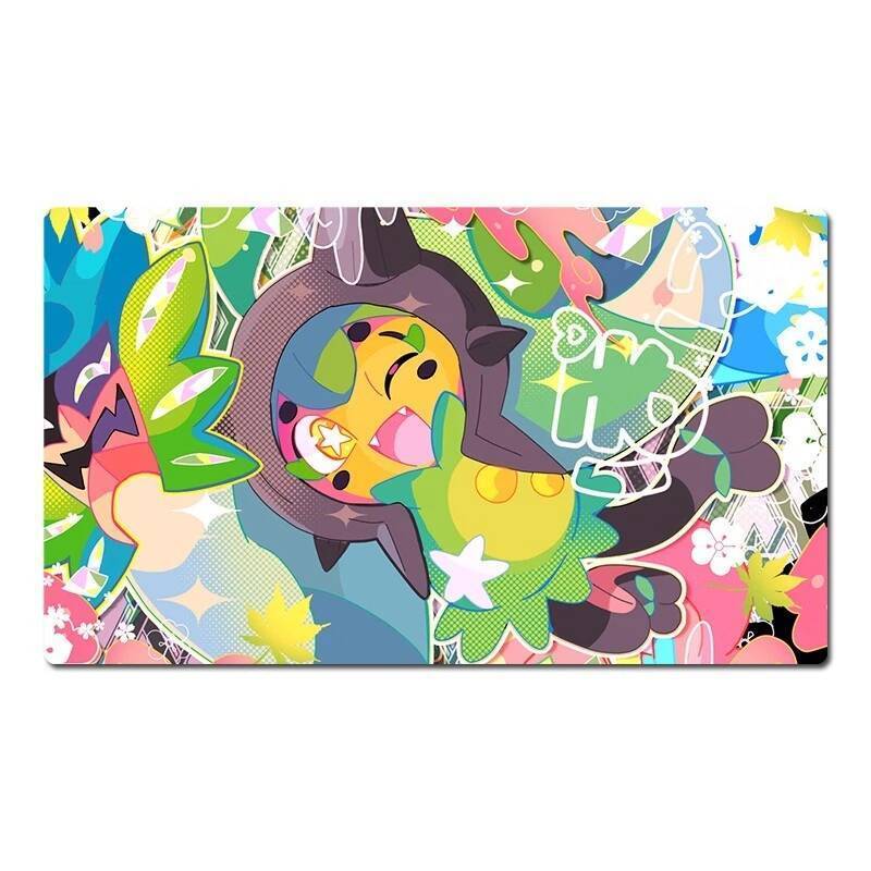 Ogerpon Board Gamecartoon Table Playmat Card Play Mat TCG CCG Pad Mousepad