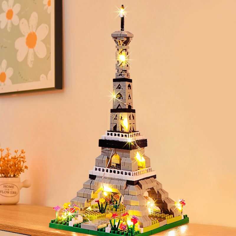 Tháp Eiffel Của Paris Tương Thích Khối Lego, Là Hình Tòa Nhà Quy Mô Lớn Với Mười Cấp Độ Khó Lắp Ráp,
