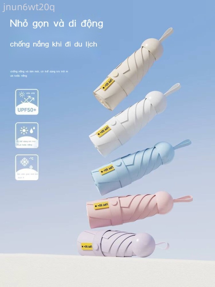 [Ảnh thật/Video] Ô che Inmax nhỏ gọn dễ mang theo, có khả năng chống tia UV, phù hợp cả những ngày