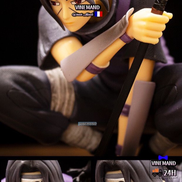 Kho Hà Nội🚚Anime Naruto Akatsuki Organization Anbu Itachi Crouching Uchiha Itachi Model Boxed Figure