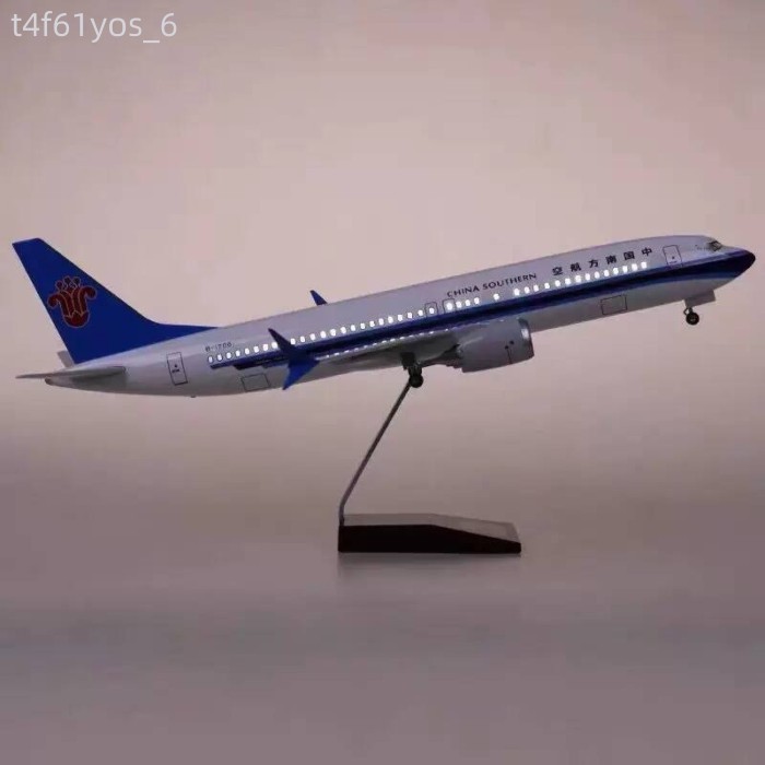 [Siêu Sale] Mô Boeing B737 Max8 China có bánh xe, máy bay chở khách lắp ráp, quà tặng mô hình của h