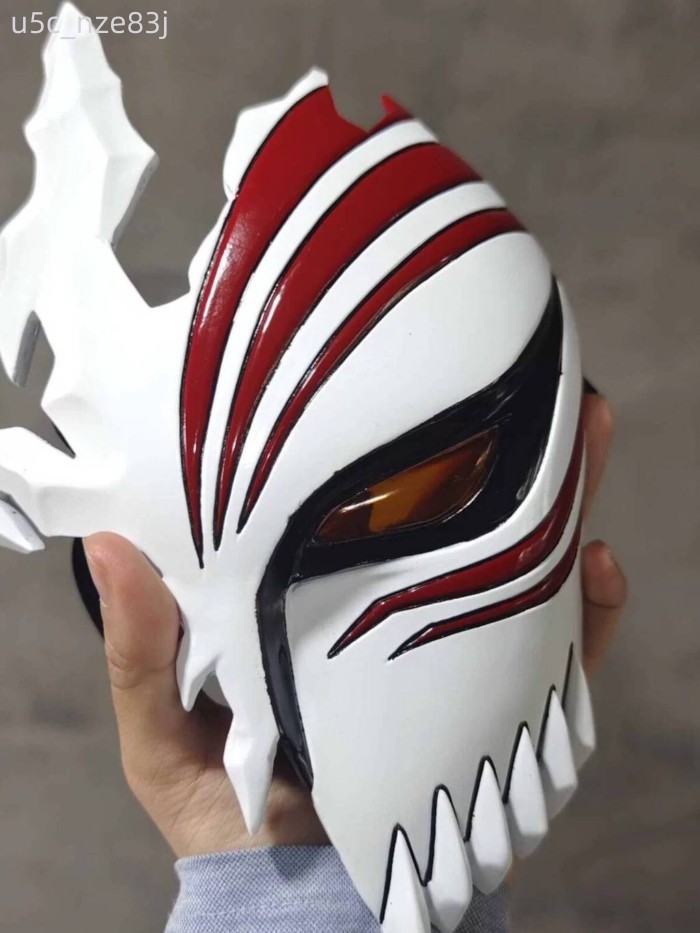 [SIÊU HOT 2026] Mặt nạ cosplay nửa mặt ảo của Kurosaki Ichigo.