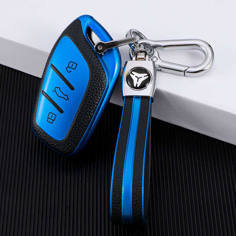 Móc Khóa Túi Xách Xe Thông Minh Hộp Chìa Khóa Da TPU Roewe RX5 I5 I6 RX3 RX8 ERX5 Dành Cho MG ZS EV 