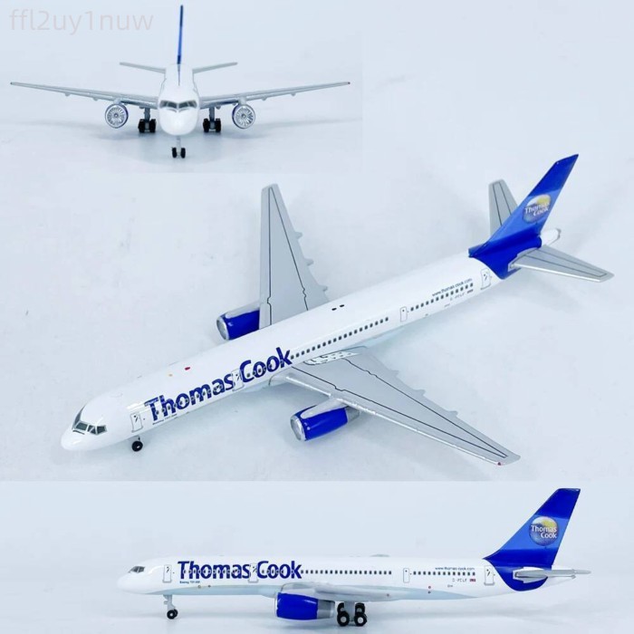 HOT- [ Ảnh thật ] Mô hình mô phỏng máy bay chở khách Boeing 757-200 của Thomas Airways, tỷ lệ 1:500