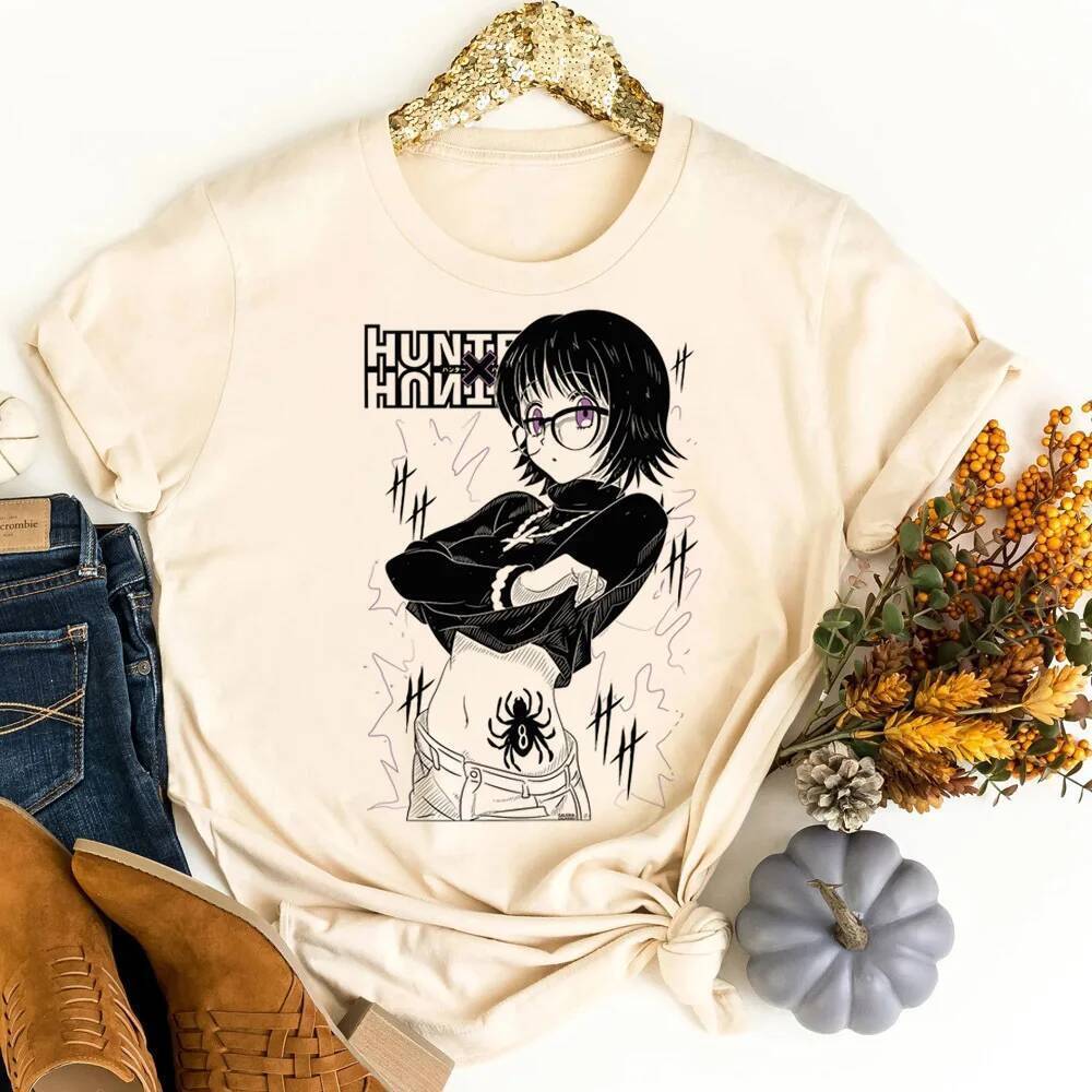 Hunter x Hunter áo thun shoujo thẩm mỹ dễ thương dạo phố manga grunge áo thun grunge đồ họa jojifuku