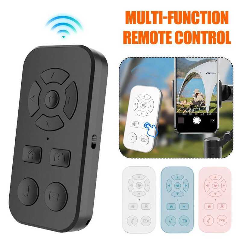 Điện thoại Bluetooth không dây 9 phím Điều khiển từ xa Video ngắn Chụp ảnh Trang Ebook Xoay cho Tikt