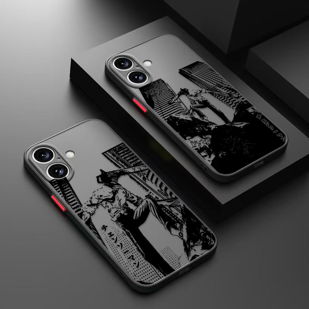 Comics Chainsaw Man Denji Power Matte Phone Case Cho OPPO RENO 14 14F 13 13F 8 8T 7 7Z 6 5F 4 4F LIT