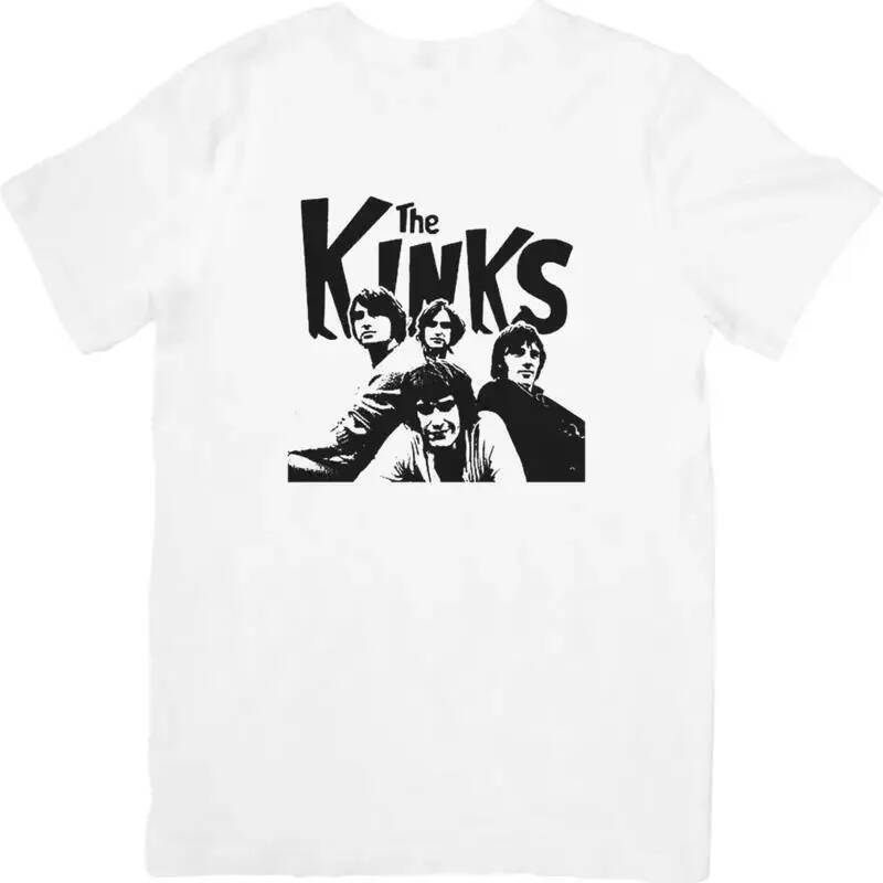Nhạc Kinks 60S Phù Hợp Với Áo Cotton Chất Lượng Trắng