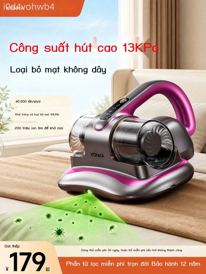 (Giá Hủy Diệt) Thiết bị không dây Konka, hút bụi giường, máy diệt mạt cầm tay gia dụng và khử trùng