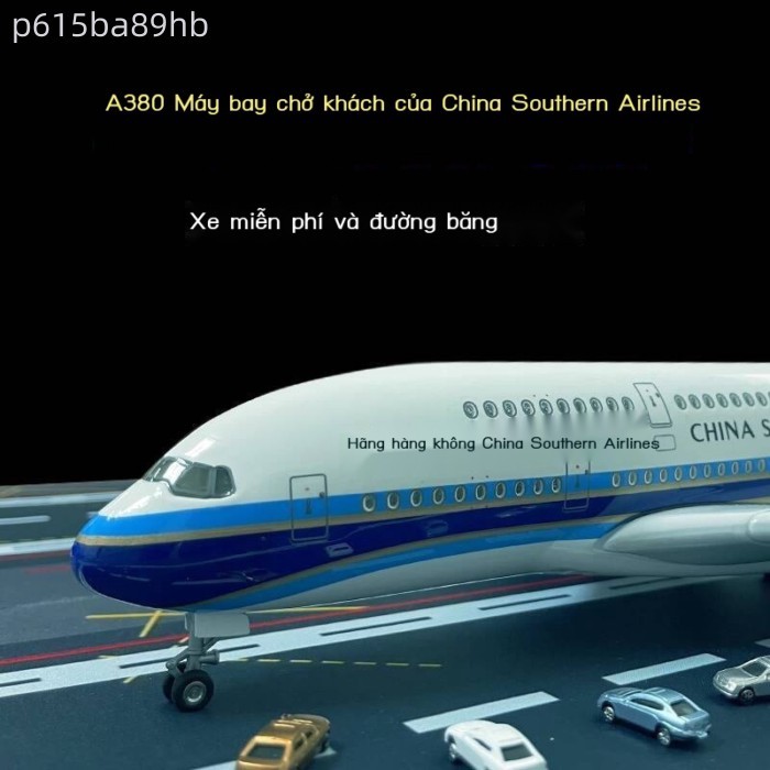 [Siêu Sale] 51cm Mô hình Airbus A380 của hãng hàng không chở khách A380, China Southern Airlines, m
