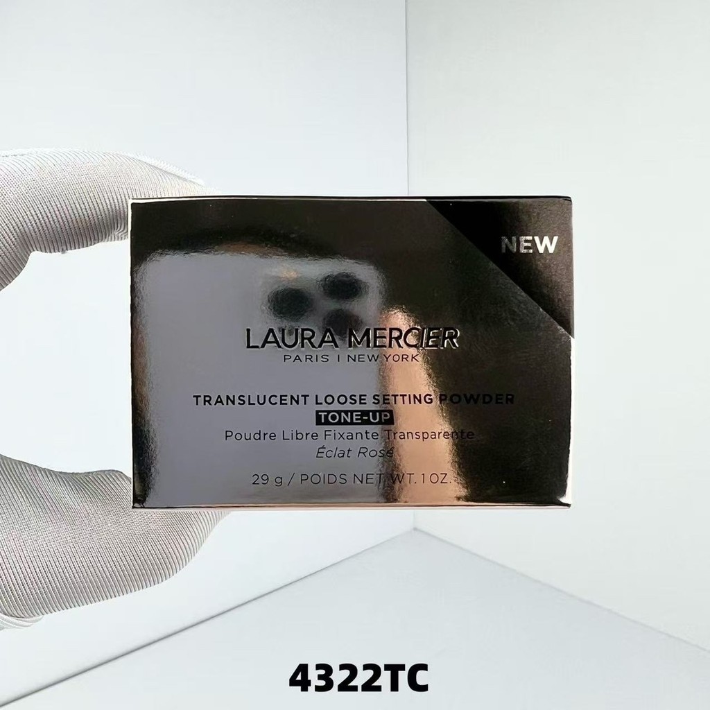 Lola Rose Gold Loose Powder 29g, mã 4322tc, phấn phủ kiềm dầu kèm nhãn tiếng Trung, 3 hộp/set, Mỹ La
