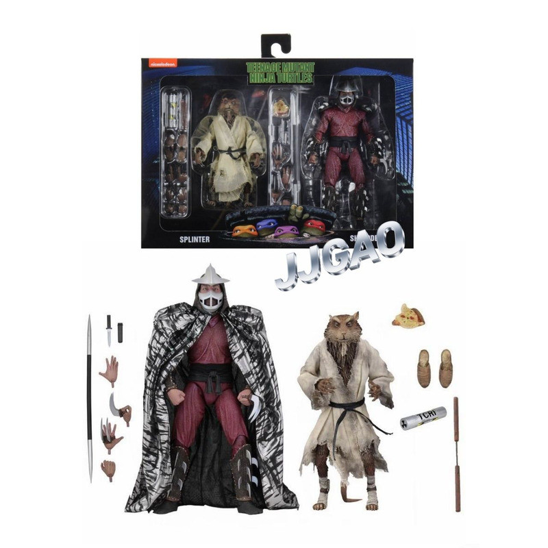 Mô nhân vật hành động NECA, Teenage Mutant Ninja Turtles: Splinter & Shredder, mô hình có khớp nối 7