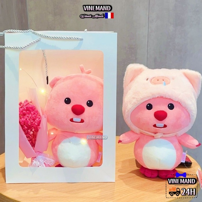Kho Hà Nội🚚Birthday Gift For Girls, Little Beaver Doll Ruby, Cute Girly Heart, For Girls Besties On 