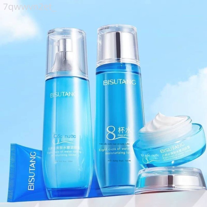 [ HOT Sale ] Bộ chính hãng của Eight Cups of Water Official Flagship Store: Kem ẩm, nước hoa hồng,