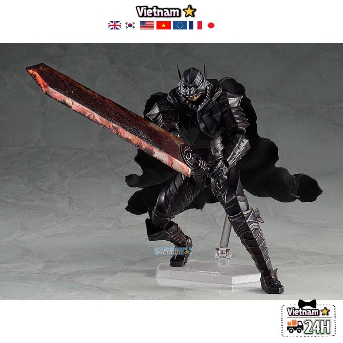 Truyền Thuyết Kiếm Và Gió Ruột figma410 Berserker Giáp Sơn Lại Thương Hiệu Chiến Binh Nhân Vật Hành