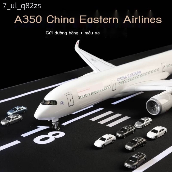 [SIÊU HOT 2026] Mô hình Airbus A350 47cm, trang trí chở khách của Eastern Airlines, đồ chơi máy bay