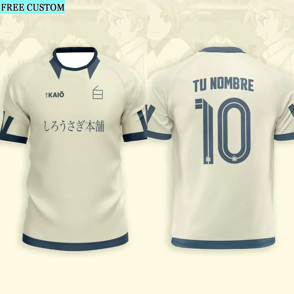 [Tùy chỉnh miễn phí] Áo đấu nam Anime bóng đá Nhật Bản Inazuma Eleven Kaio Quần áo bé trai bé gái Th