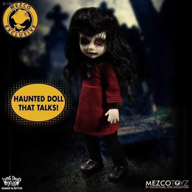 Mô hình Mezco Toys, Living Dead Dolls LDD: Resurrection, Chloe biết nói, búp bê cao 10 inch