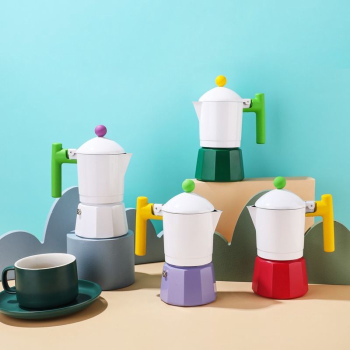 Moka pot Ấm pha cà phê bình Moka pot pour over cà phê espresso