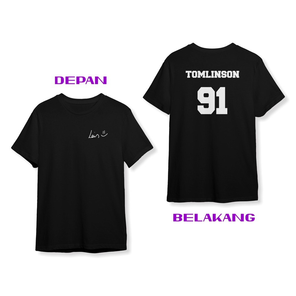 Áo thun Louis Tomlinson Signature One Direction DB Distro