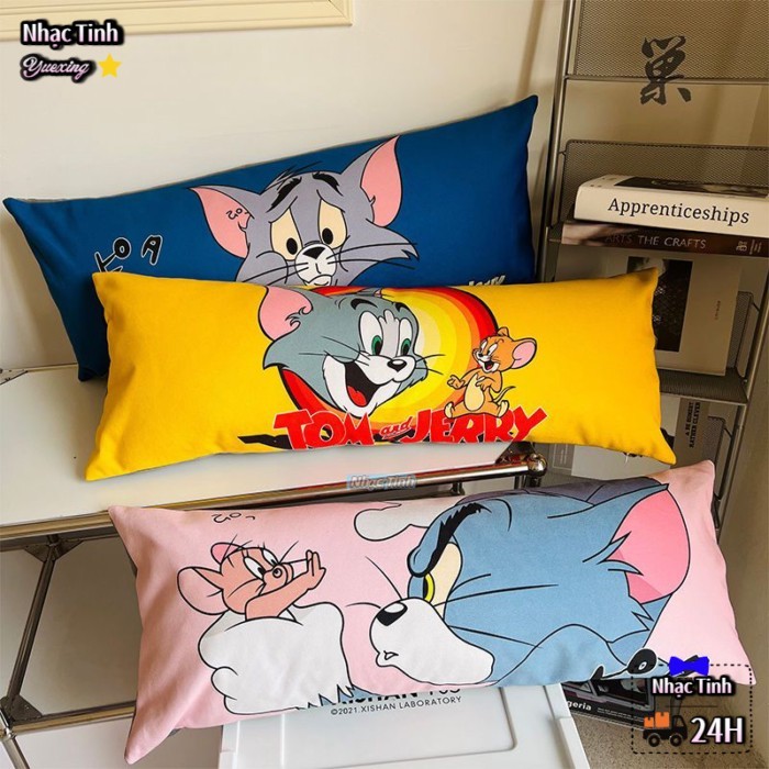 Tom và Jerry tùy chỉnh hoạt hình gối bên ngủ chân gối gối đầu giường đệm ngủ gối đôi
