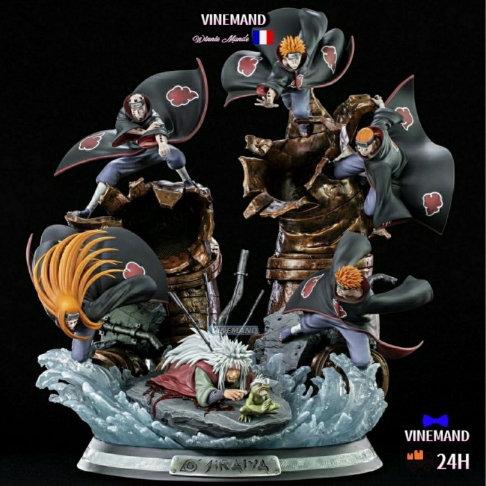 Kho Hà Nội🚚Big [Naruto Figure] Anime Sasuke Naruto Ornament Toy Model GK Blind Box Car Gift Special 