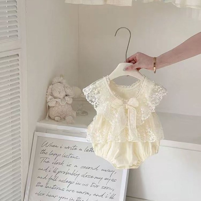 Summer Thin Baby Girl Princess Skirt Baby Dress Newborn Dress Bag Fart Dress