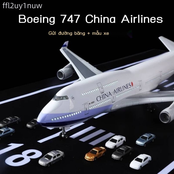 [VIP] Mô Boeing B747 China Southern Airlines, mô hình máy bay lớn nguyên bản của Hà Lan, trang trí